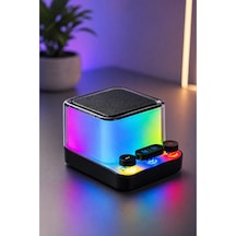 Jrl Z6 Mini Rgb Işıklı Kablosuz Bluetooth Hoparlör - Mekanik Klavye Tuşlu, Speaker