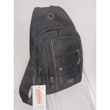 Seventeen 3473 Omuz Askılı Sırt/göğüs Çantası -body Bag Siyah - Yeşil
