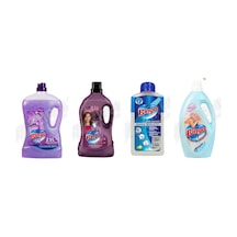 Bingo Yüzey Tem. Fresh 2.5 Lt + Tüm Renkler Sıvı 3 L + Bulaşık 250 Ml + Soft Yumuşatıcı 3l 4'lü Set 2'li Set