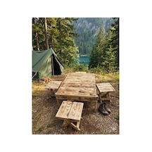 Katlanabilir Masa Tabure Sandalye Sandık Çanta Tipi Kamp Piknik İçin Yeşil - 849428512 Yeşil