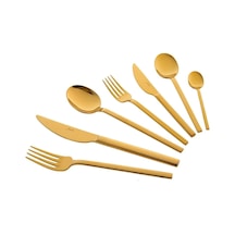 Jumbo 8100 Titanyum Gold 84 Parça 12 Kişilik Çatal Kaşık Bıçak Se