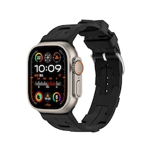 Watch Ultra 49mm Krd-92 Uyumlu Nvth Kordon-siyah
