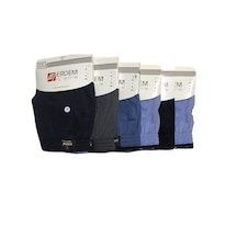 Erdem 1400 Erkek Penye Boxer 6'Lı Paket