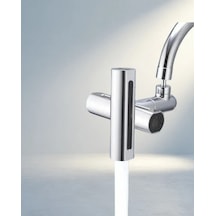 Modern Tasarımlı 4 Modlu Musluk Başlığı Yüksek Basınçlı Açık Bej