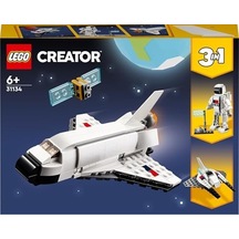 Uzay Mekiği 31134-6 Yaş Ve Üzeri Çocuklar İçin Astronot Ve Uzay Gemisi Modelleri İçeren Yaratıcı Oyuncak Yapım Seti 144 Parça