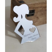 Isme Özel Hamile Kadın Magnet, Kişiye Özel Babyshower