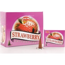 Strawberry Aromalı Konik Tütsü