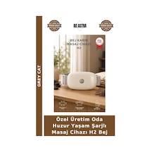Özel Üretim Oda Huzur Yaşam Şarjlı Masaj Cihazı H2 Bej