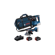 Bosch 028-RE0031 Sds Plus GWS 18V-8 Taşlama + GBH 18V-22 Kırıcı Delici Çift Akülü 4.0AH 2'li Set