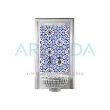 Armada Çini 60X100 CM Ac 3 A Geometrik Serigraf Türk Hamamı Pano
