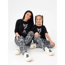 Sofia Trikotaz Pyjama %100 Pamuk 245045165 Siyah