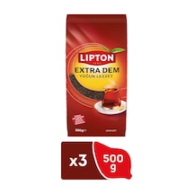 Lipton Extra Dem Siyah Dökme Çay 3 x 500 G