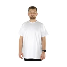 Mode Xl Erkek T-Shirt Bisiklet Yaka Suprem 20031 Beyaz 001