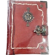 El Yapımı Deri Defter 12 x 17 CM 150 Yaprak N11.1144 El Yapımı Deri Defter 12 x 17 CM 150 Yaprak N11.1144