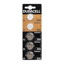 Duracell Cr2025 3v Lityum Düğme Pil 5 Li Paket Çok Renkli