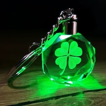 Yonca Tasarımlı Renk Değiştiren Anahtarlık Diğer