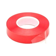 Çift Taraflı Akrilik Silikonize Bant 18 MM x 2 Metre Kırmızı   Vhb