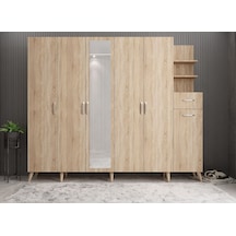 Açelya Portmanto Vestiyer M7-210 Cm Meşe