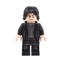 Minifigure Minifigür Harry Potter Profesör Severus Snape - Gümüş Yelek Siyah Cübbe