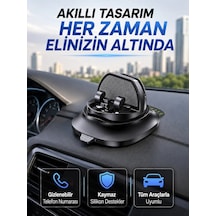 Araç Torpidosu İçin Telefon Tutucu Gizlenebilir Park Telefon Numaralı Stand 48421670