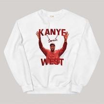 Startmore Kanye West Sweatshirt Beyaz Beyaz
