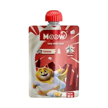 Moow Taze Somon Balıklı Keçi Sütlü Kedi Et Ezmesi 90 Gr