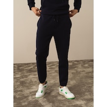 Xint Lacivert Pamuk Dokulu Regular Fit Sweat Pantolon 380149