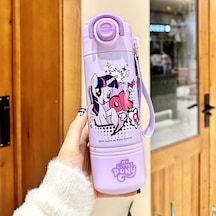 Benim Küçük Midilli Çocuk Termos Bardağım- Mor