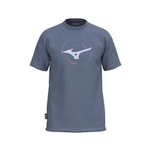 Mizuno Athletic Rb Erkek Tişört Koyu Gri Çok Renkli