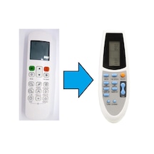 Midea Bosch Klima Kumandası-resimde Sağdaki Gönderilir