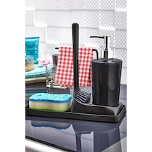 Silikon Süngerli Fırçalı Deterjanlık 001