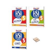 Fenomen 5. Sınıf Matematik Fen Ve Türkçe Haftalık Süreç İzleme Denemeleri 3lü Set + Telefon Standı