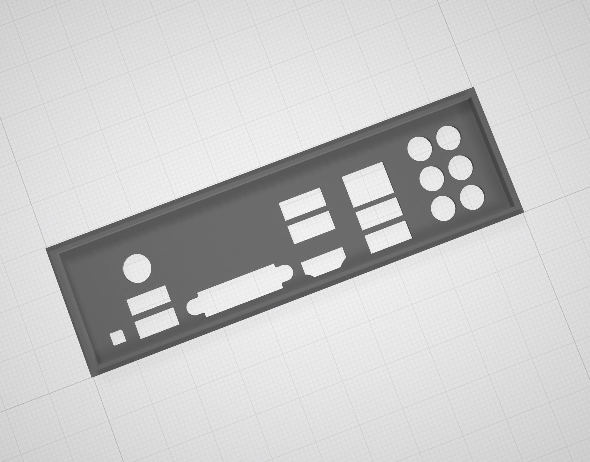 Msı B450 Gaming Plus Max Uyumlu Anakart Arka Aynası