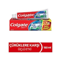 Colgate Üçlü Etki Nane Ferahlığı Diş Macunu 150 ML