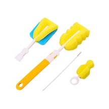 7 Adet/takım Şişe Sünger Temizleme Fırçası Araçları Saman Fırçası