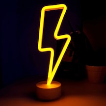 Neon Işıklı Şimşek Lamba Usb+pil Diğer