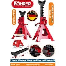 Böhrer Hb0415t Alman Böhrer Red 2 Ton Oto Araç Araba Kaldırma Sabit Tutma Kriko Standı - Tekli
