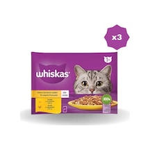 Whiskas Yaş Mama Poşet Kümes Hayvanları 340 Gr - 3 Adet