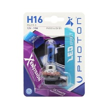 Ampul H16 12v 19w Xen Vision Tekli Blister Beyaz Işık 6000k Pht Ph5516 Dv B1 Çok Renkli