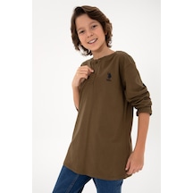 U.s. Polo Assn. Erkek Çocuk Haki Sweatshirt 50297420-vr027 Haki