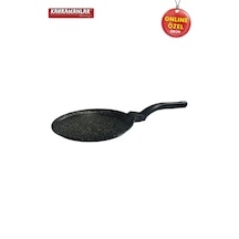 Kahramanlar Helegra Döküm 26 Cm Siyah Krep Tavası