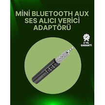 Bluetooth 4.1 Ses Alıcısı 3.5mm Girişli Hoparlör & Kulaklıklar İçin Kablosuz Dönüştürücü