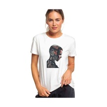 Stranger Things El Baskılı Beyaz Kadın Tshirt