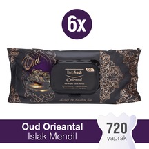 Deep Fresh Oriental Islak Mendil Oud 6'Lı Paket 720 Yaprak