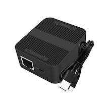 4594 Rj45 Ethernet Splitter 1 Giriş 2 Çıkış 100mbps Hız Çevirici Çoklayıcı