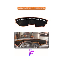 Mercedes W211 2002-2009 Uyumlu Torpido Örtüsü Yansıma Önleyici Kolay Montaj Tam Koruma H28 Kahverengi