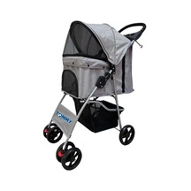Tommy Evcil Hayvan Arabası Gri 80.5 x 45.5 x 101 CM Max 15 KG
