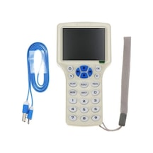 Zx-08cden 10 Frekans Rfid Okuyucu Yazıcı Kopyalayıcı El Tip Kutu 2.8 Ekran Sesli İkaz Nfc Şifreli Kart Anahtarlık