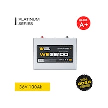 Werer Energy 36V 100Ah LiFePO4 Platinum Series Bluetooth'lu Lityum Demir Fosfat Akü