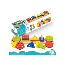 Circle Toys CIRCLE 101 Ahşap Geometrik Şekiller 5'li
